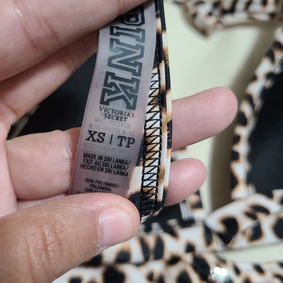 Victoria Secret Pink leopard bikini top - Picture 5 of 11